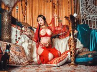 [Cosplay] 钛合金TiTi – 塞上红鸾异域风情