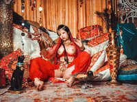 [Cosplay] 钛合金TiTi – 塞上红鸾异域风情