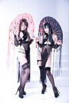 [Cosplay] Maru まる, Nami Minam 美南ナミ, Rin Kanade 凛々奏, RoseMelle - Gorgeous Smokey