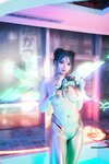 [Cosplay] 钛合金TiTi 莉犬酱 – 赛博朋克