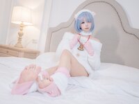 [Cosplay] Yaokoututu 咬一口兔娘ovo - Rem bleat 蕾姆咩咩