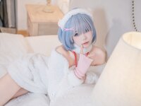[Cosplay] Yaokoututu 咬一口兔娘ovo - Rem bleat 蕾姆咩咩