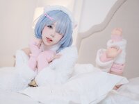 [Cosplay] Yaokoututu 咬一口兔娘ovo - Rem bleat 蕾姆咩咩