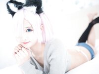 [Cosplay] 羽天shine 猫耳超短裤