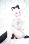 [Cosplay] 羽天shine 猫耳超短裤