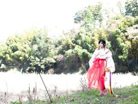 [Cosplay][mariposa luz de la luna] Maryou Chouzuki 蝶月真綾 - The Ura Shrine Maiden's Defilement 裏巫女の遊穢れ (Original)