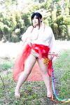 [Cosplay][mariposa luz de la luna] Maryou Chouzuki 蝶月真綾 - The Ura Shrine Maiden's Defilement 裏巫女の遊穢れ (Original)