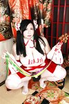 [Cosplay][mariposa luz de la luna] Maryou Chouzuki 蝶月真綾 - The Ura Shrine Maiden's Defilement 裏巫女の遊穢れ (Original)