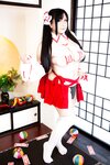 [Cosplay][mariposa luz de la luna] Maryou Chouzuki 蝶月真綾 - The Ura Shrine Maiden's Defilement 裏巫女の遊穢れ (Original)