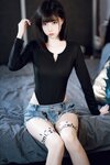 [Cosplay] 许岚 纯欲牛仔短裤2