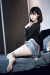[Cosplay] 许岚 纯欲牛仔短裤2