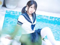 [Cosplay] Husensen 虎森森 - JK Dead Reservoir Water JK死库水