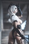 [Cosplay] 云溪溪 奶桃 2B同人