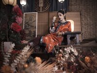 [Cosplay] 钛合金TiTi – 满清服饰（绿娇红姹）