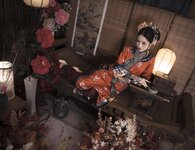 [Cosplay] 钛合金TiTi – 满清服饰（绿娇红姹）