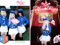 [Cosplay][RAZZLE DAZZLE] Aimy, Chii Sakura, Ebino Katsuragi - Mont Blanc モン・ブラン (Girls und Panzer)