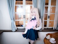 [Cosplay][RAZZLE DAZZLE] Aimy, Chii Sakura, Ebino Katsuragi - Mont Blanc モン・ブラン (Girls und Panzer)