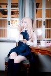 [Cosplay][RAZZLE DAZZLE] Aimy, Chii Sakura, Ebino Katsuragi - Mont Blanc モン・ブラン (Girls und Panzer)