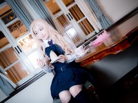 [Cosplay][RAZZLE DAZZLE] Aimy, Chii Sakura, Ebino Katsuragi - Mont Blanc モン・ブラン (Girls und Panzer)