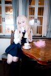 [Cosplay][RAZZLE DAZZLE] Aimy, Chii Sakura, Ebino Katsuragi - Mont Blanc モン・ブラン (Girls und Panzer)