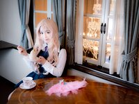 [Cosplay][RAZZLE DAZZLE] Aimy, Chii Sakura, Ebino Katsuragi - Mont Blanc モン・ブラン (Girls und Panzer)