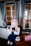 [Cosplay][RAZZLE DAZZLE] Aimy, Chii Sakura, Ebino Katsuragi - Mont Blanc モン・ブラン (Girls und Panzer)