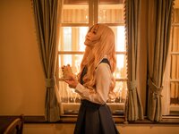 [Cosplay][RAZZLE DAZZLE] Aimy, Chii Sakura, Ebino Katsuragi - Mont Blanc モン・ブラン (Girls und Panzer)