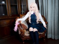 [Cosplay][RAZZLE DAZZLE] Aimy, Chii Sakura, Ebino Katsuragi - Mont Blanc モン・ブラン (Girls und Panzer)