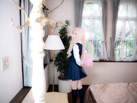 [Cosplay][RAZZLE DAZZLE] Aimy, Chii Sakura, Ebino Katsuragi - Mont Blanc モン・ブラン (Girls und Panzer)