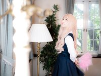 [Cosplay][RAZZLE DAZZLE] Aimy, Chii Sakura, Ebino Katsuragi - Mont Blanc モン・ブラン (Girls und Panzer)