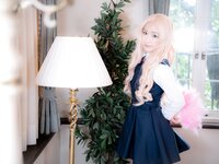 [Cosplay][RAZZLE DAZZLE] Aimy, Chii Sakura, Ebino Katsuragi - Mont Blanc モン・ブラン (Girls und Panzer)
