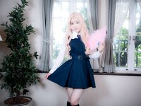 [Cosplay][RAZZLE DAZZLE] Aimy, Chii Sakura, Ebino Katsuragi - Mont Blanc モン・ブラン (Girls und Panzer)