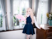 [Cosplay][RAZZLE DAZZLE] Aimy, Chii Sakura, Ebino Katsuragi - Mont Blanc モン・ブラン (Girls und Panzer)