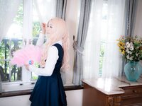 [Cosplay][RAZZLE DAZZLE] Aimy, Chii Sakura, Ebino Katsuragi - Mont Blanc モン・ブラン (Girls und Panzer)