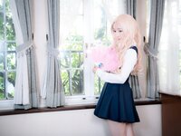 [Cosplay][RAZZLE DAZZLE] Aimy, Chii Sakura, Ebino Katsuragi - Mont Blanc モン・ブラン (Girls und Panzer)