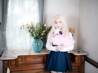 [Cosplay][RAZZLE DAZZLE] Aimy, Chii Sakura, Ebino Katsuragi - Mont Blanc モン・ブラン (Girls und Panzer)