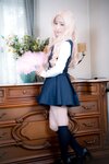 [Cosplay][RAZZLE DAZZLE] Aimy, Chii Sakura, Ebino Katsuragi - Mont Blanc モン・ブラン (Girls und Panzer)