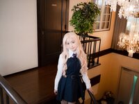 [Cosplay][RAZZLE DAZZLE] Aimy, Chii Sakura, Ebino Katsuragi - Mont Blanc モン・ブラン (Girls und Panzer)