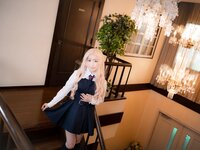 [Cosplay][RAZZLE DAZZLE] Aimy, Chii Sakura, Ebino Katsuragi - Mont Blanc モン・ブラン (Girls und Panzer)