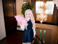 [Cosplay][RAZZLE DAZZLE] Aimy, Chii Sakura, Ebino Katsuragi - Mont Blanc モン・ブラン (Girls und Panzer)
