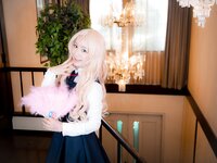 [Cosplay][RAZZLE DAZZLE] Aimy, Chii Sakura, Ebino Katsuragi - Mont Blanc モン・ブラン (Girls und Panzer)