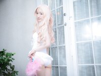 [Cosplay][RAZZLE DAZZLE] Aimy, Chii Sakura, Ebino Katsuragi - Mont Blanc モン・ブラン (Girls und Panzer)