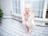 [Cosplay][RAZZLE DAZZLE] Aimy, Chii Sakura, Ebino Katsuragi - Mont Blanc モン・ブラン (Girls und Panzer)