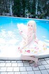 [Cosplay][RAZZLE DAZZLE] Aimy, Chii Sakura, Ebino Katsuragi - Mont Blanc モン・ブラン (Girls und Panzer)