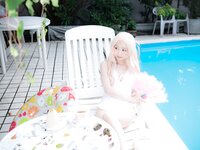 [Cosplay][RAZZLE DAZZLE] Aimy, Chii Sakura, Ebino Katsuragi - Mont Blanc モン・ブラン (Girls und Panzer)