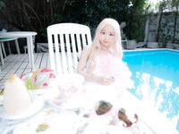 [Cosplay][RAZZLE DAZZLE] Aimy, Chii Sakura, Ebino Katsuragi - Mont Blanc モン・ブラン (Girls und Panzer)