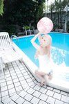 [Cosplay][RAZZLE DAZZLE] Aimy, Chii Sakura, Ebino Katsuragi - Mont Blanc モン・ブラン (Girls und Panzer)