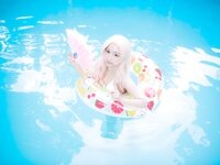 [Cosplay][RAZZLE DAZZLE] Aimy, Chii Sakura, Ebino Katsuragi - Mont Blanc モン・ブラン (Girls und Panzer)
