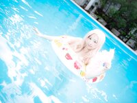 [Cosplay][RAZZLE DAZZLE] Aimy, Chii Sakura, Ebino Katsuragi - Mont Blanc モン・ブラン (Girls und Panzer)