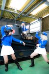 [Cosplay][RAZZLE DAZZLE] Aimy, Chii Sakura, Ebino Katsuragi - Mont Blanc モン・ブラン (Girls und Panzer)